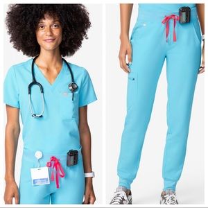 Figs Neon Blue Catarina M and Zamora M Regular